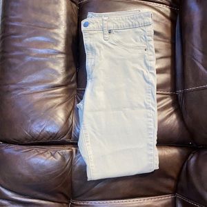 Tan skinny fit khakis